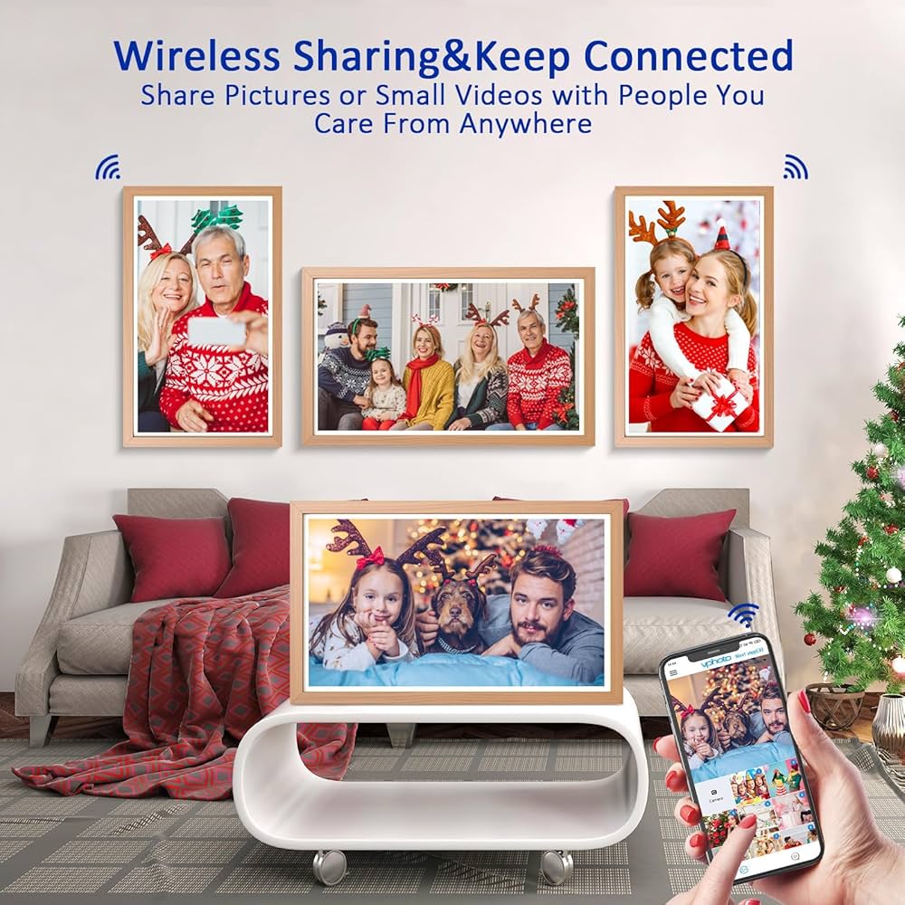 Amazon.com : Fullja 21.5” WiFi Digital Photo Frame Large